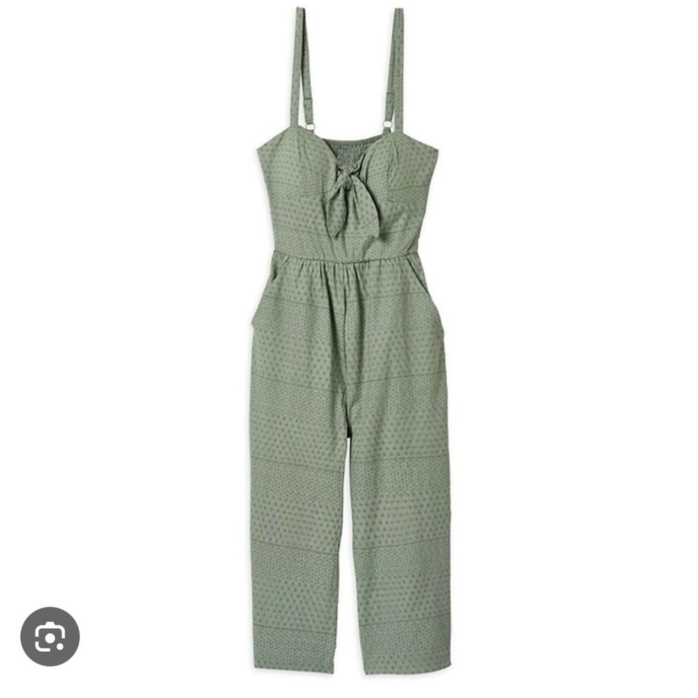 Disney Parks Moana Green Wide Leg Romper Jumpsuit L